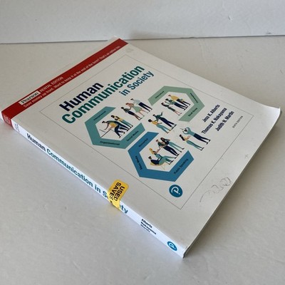 Human Communication in Society 6th Edition Paperback Pearson 2022 Jess Alberts