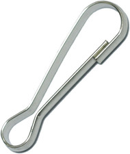100Pcs 38mm Metal Spring Snap Hooks Clips Lanyard Purse Zipper Pull DIY