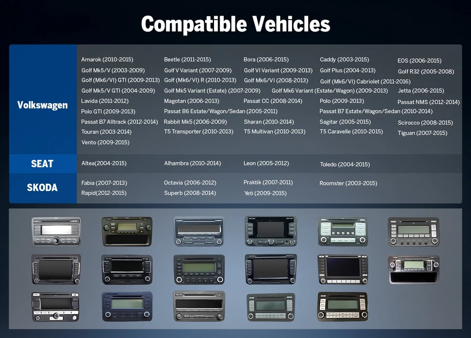 Eonon VWX6S PRO Android 8+128G Car Stereo for VW Polo Wireless CarPlay OTA Radio - image 4 of 4