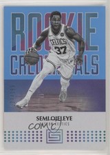 2017-18 Panini Status Rookie Credentials Blue 137/199 Semi Ojeleye #9 RC fu3