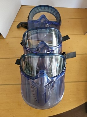 KLEENGUARD V90 PREMIUM FACE SHIELD W/ GOGGLE, BLUE FRAME, CLEAR LENS, ANTI FOG