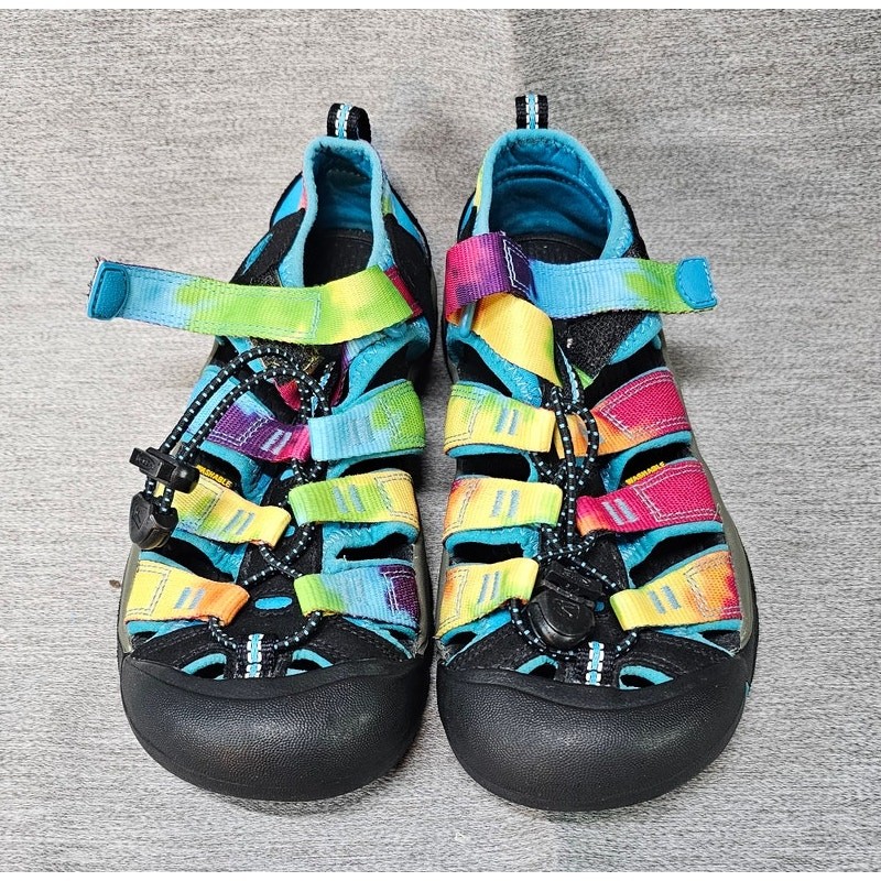 NUOVI sandali da acqua Keen Little Kids Newport H2 arcobaleno tinta unita giovani 3 EU 35