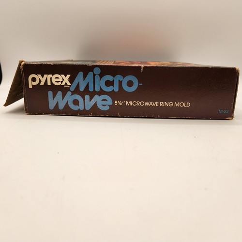 Vintage Pyrex Clear Microwave Conventional Oven Ring Mold 8-5/8" Model M22 Box - Bild 15 von 16