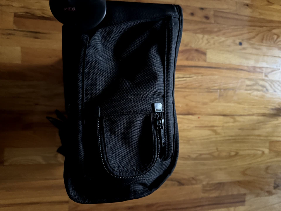 TUMI Alpha Weekender Travel Carry On Black Nylon 2-Wheeled Luggage 22051DH - Image 4 of 4