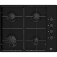 Beko 60cm 4 Burner Gas Hob - Black HIBG64120SB