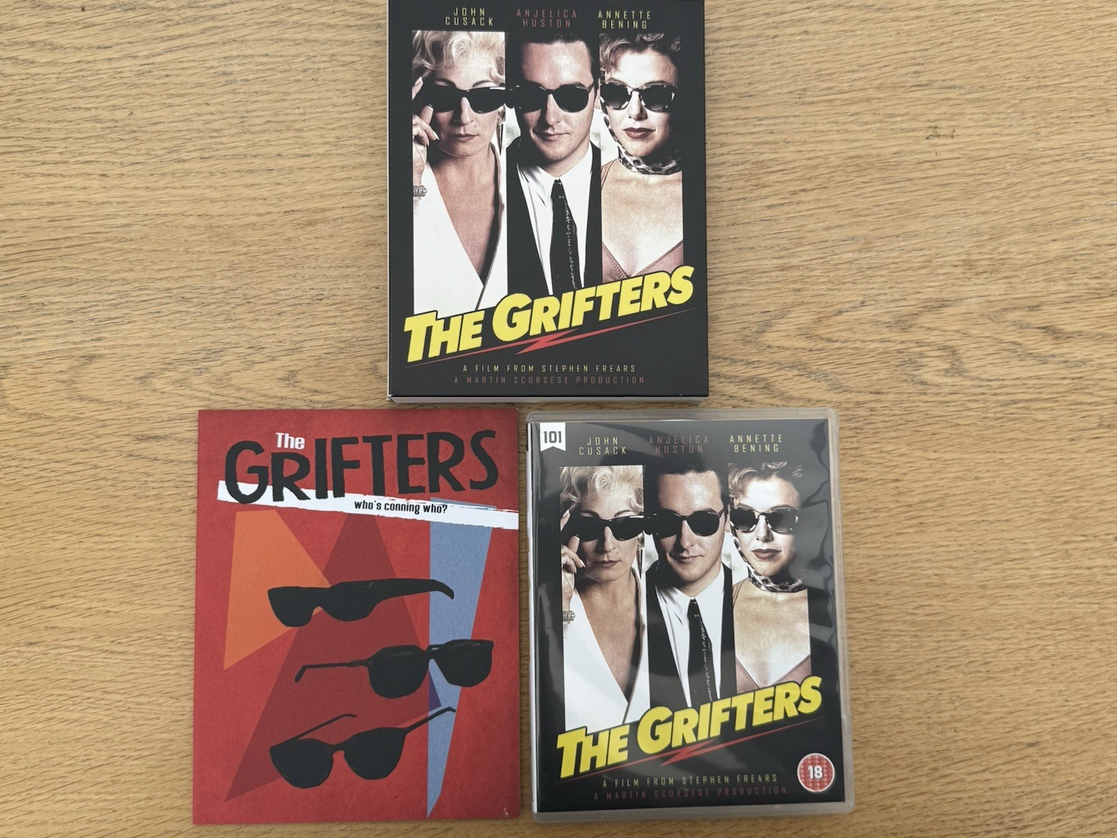 The Grifters 1990 Blu-Ray / DVD 101 Films With Booklet & Slipcase