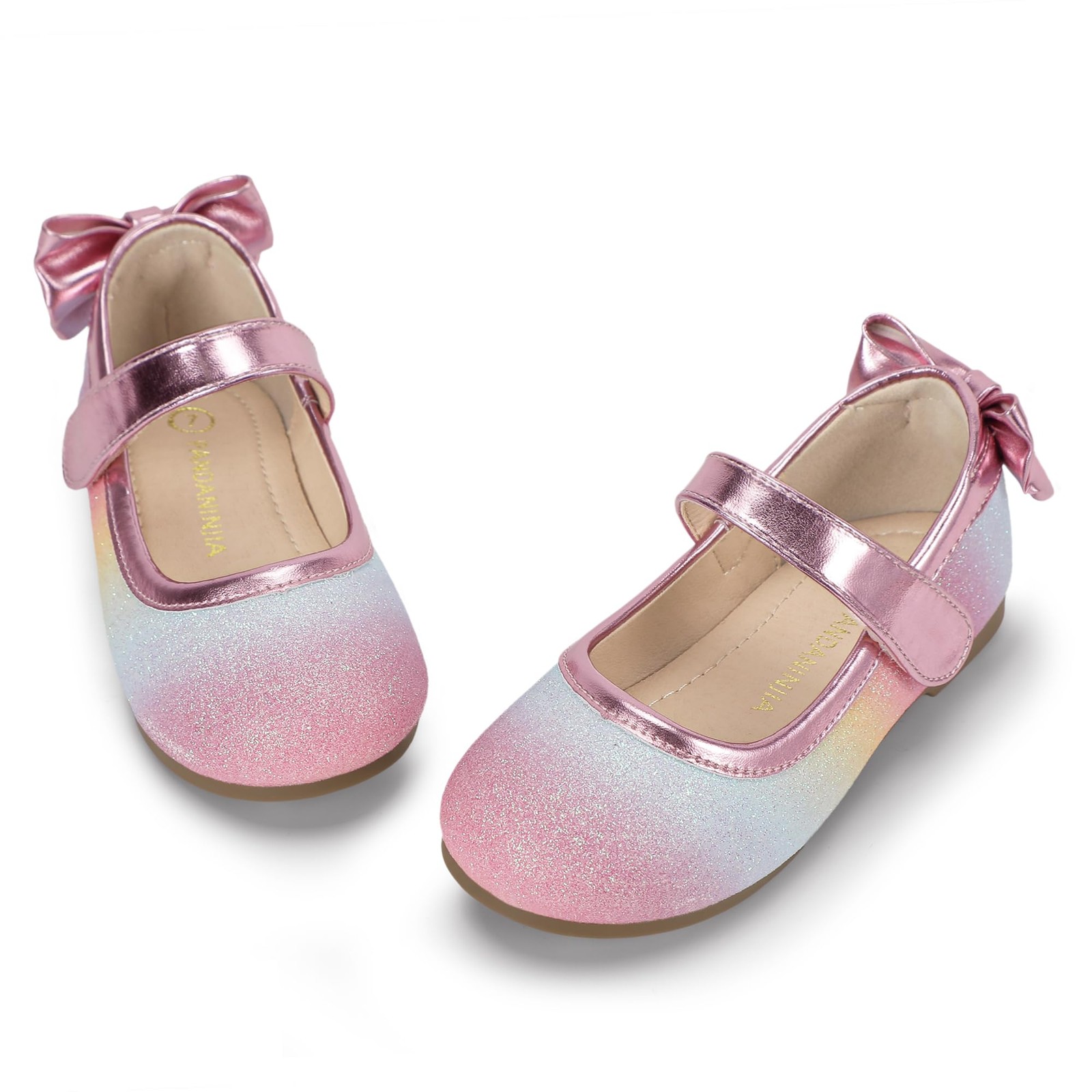 /Little Kid Girl's Angela Dress Mary Jane Ballet Flats Bow F