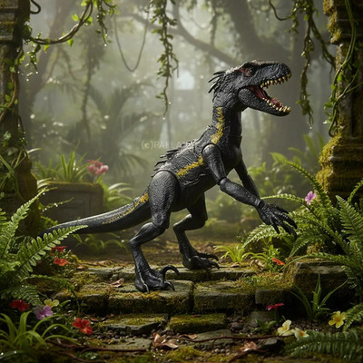 JURASSIC WORLD FLY53 INDORAPTOR DINOSAURIER (SOUND)  / MATTEL 2018