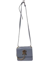 FURLA Shoulder Bag Leather Blue Solid wb00168 tuberosa