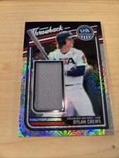 2026 USA Stars & Stripes USA Dylan Crews /25 Jersey Patch Mojo Prizm