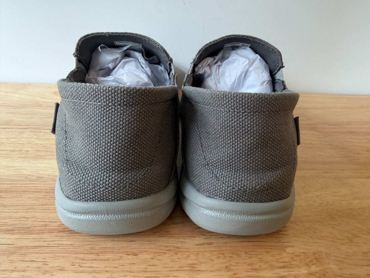 Crocs Torino Canvas Shoes‎ 203962 Mens Size 12 Fashion Sneakers Gray Loafers Crocs Santa Cruz Gray Canvas Convertible Slip On Shoes  main image 4