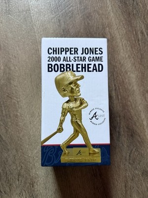 Chipper Jones 2000 All-Star Game Bobblehead A-List Exclusive And Replica Ticket￼