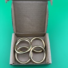 PATIKIL Brass O Ring, 5 Pack 1 Inch Inner Dia