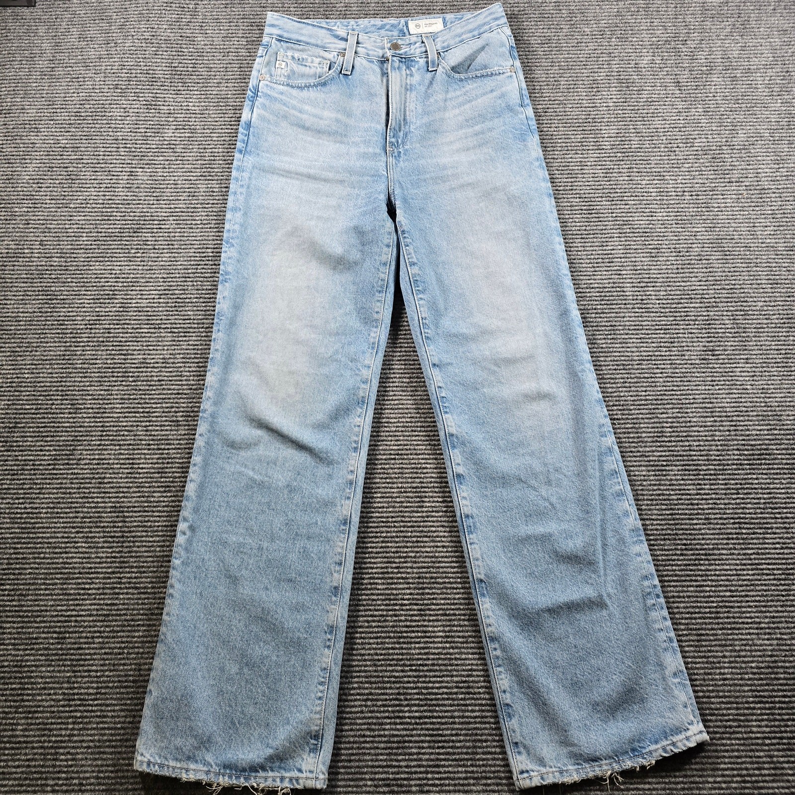 AG Adriano Goldschmied Jeans Kora Women's 27 Light Wash High Rise Wide Leg