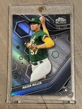 2023 Topps Chrome Black Mason Miller Rc Green Wave Refractor 55/99