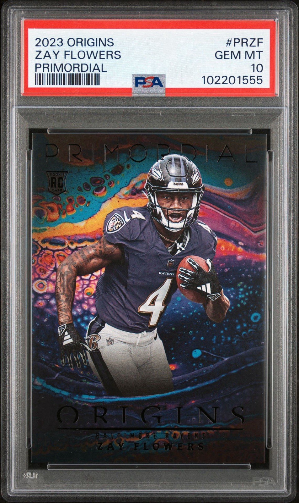 Zay Flowers Panini Origins Primordial #PRZF Base