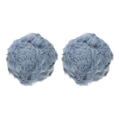35yds Kunstfellgarn, 2 Knäuel 50g 0,4''OD Fuzzy Garn Flauschiges Garn, Kohl