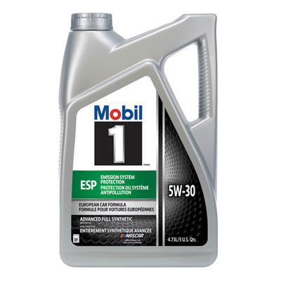 Mobil 1 ESP Standard Full Synthetic Engine Oil 5W-30 5 Quart