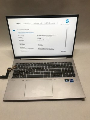 HP ZBook Firefly 16 G9 16'' Intel i7 12th Gen NO RAM NO SSD/OS For Parts READ -DW