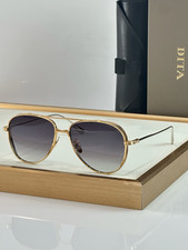 DITA Gold Aviator Sunglasses Gray Gradient Lens 58-15-145 USA