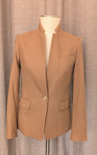 J. Crew Wool Flannel Regent Blazer in Camel Tan Size 4 One Button