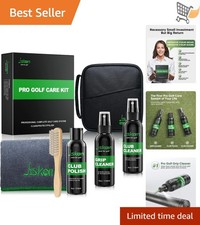 Golf Cleaning Kit with Brush Polish Towel Club Cleaner Groove Sharpener Golf ...
