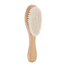 Shoe Cleaning Brush 7"x2" Beech Wood Wool Boot Polish Brushes, White