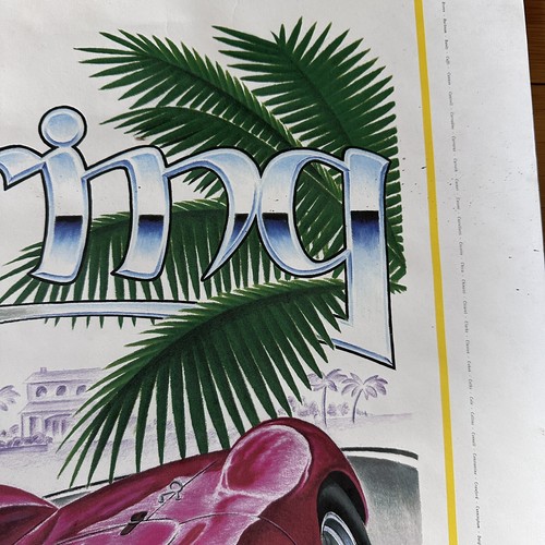 Póster raro de Ferrari Club of America Sebring Florida FCA 2003 24x36 - Imagen 9 de 16