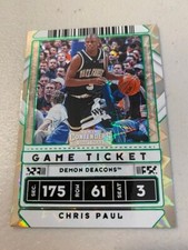 2020-21 Panini Contenders Draft Picks Chris Paul Green Explosion Game Ticket #38