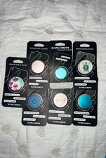 PopSockets Single Grip  UNIVERSAL FIT TURTLE DIAMOND ALUMINUM PURPLE BLUE