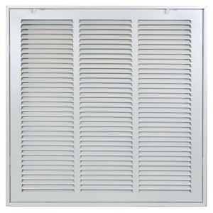 Venti Air White Return Air Filter Grille 18 In X 18 In Hvac