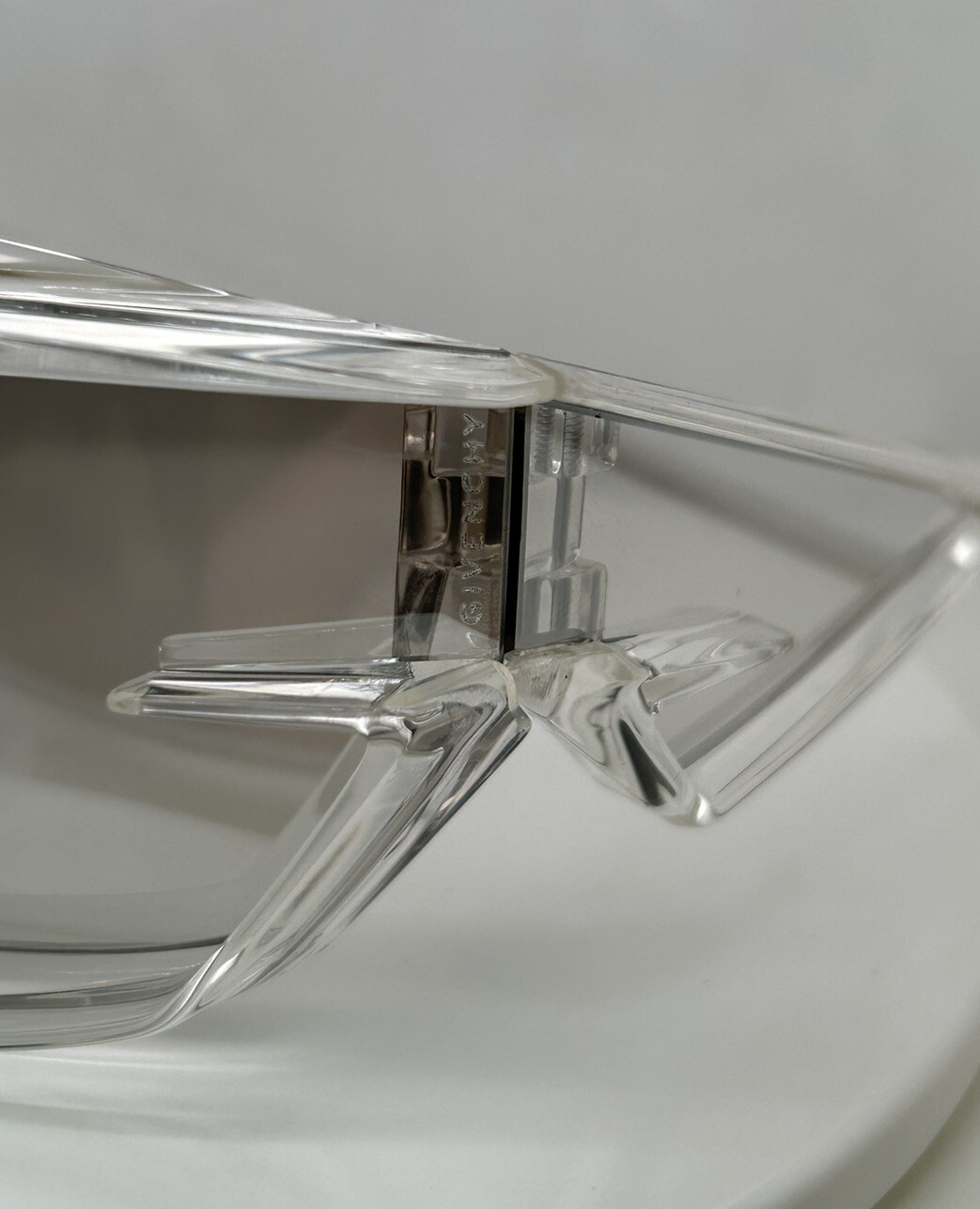 Givenchy Cut Geometric Clear Mirror Sunglasses - image 3