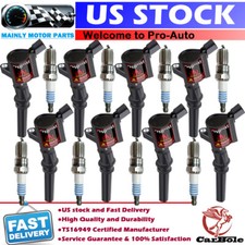 Paquete de 8 bobinas de encendido y bujías de iridio para Ford Expedition 4,6 L 5,4 L 1997-2004