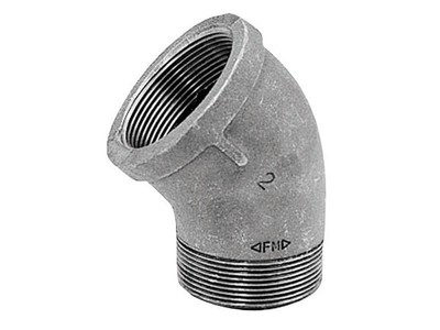 Anvil 8700128401 Malleable Iron 45 Degree Elbow 1/4 in. NPT Male x NPT Female