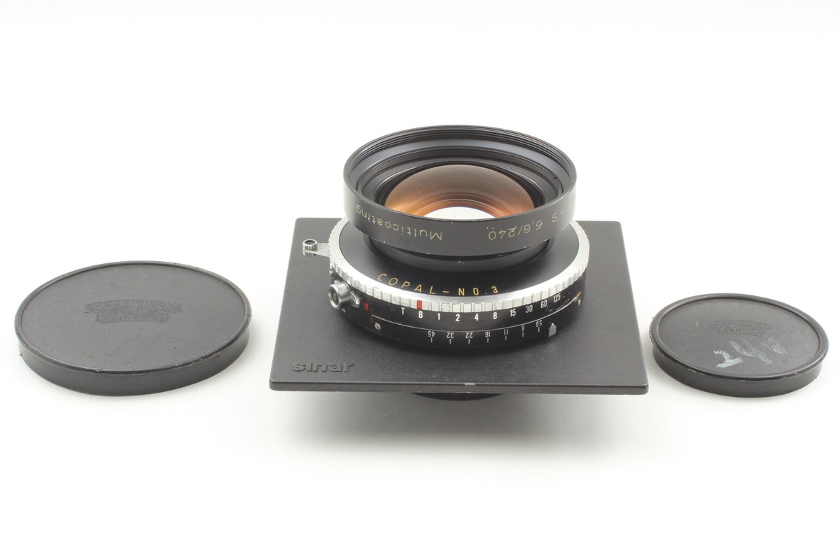 その他 Schneider-KREUZNACH SYMMAR-S 5.6/240 Schneider Symmar-S 240mm f/5.6 Lens on Sinar DB board N3249