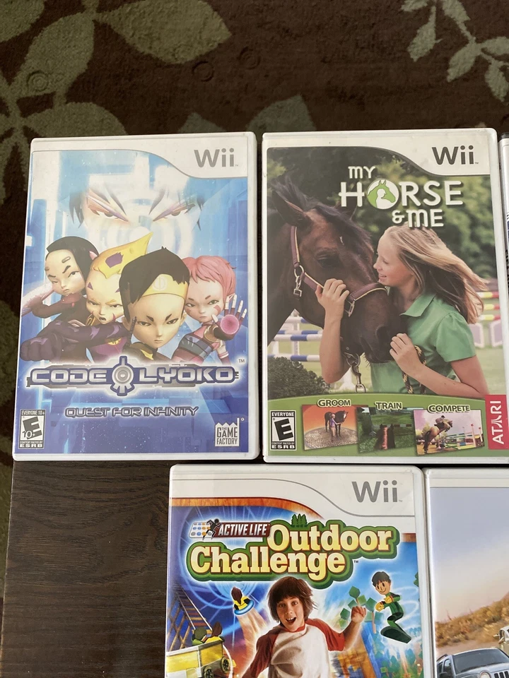 Lote De 5 Juegos Nintendo Wii - FIFA 08, Jeep, Code Lyoko, My Horse&me, Outdoor Cha Foto 2 de 4
