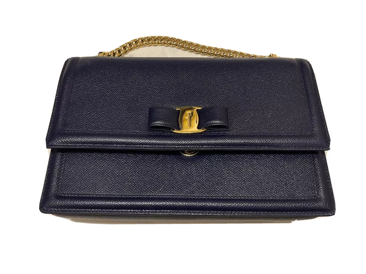 100 authentic salvatore ferragamo ginny bag eBay