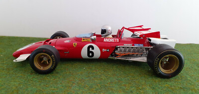 Miniature F1 Ferrari 312 B – 1/18 – Exoto 97061 – GP Kyalami 1971 – Mario Andretti