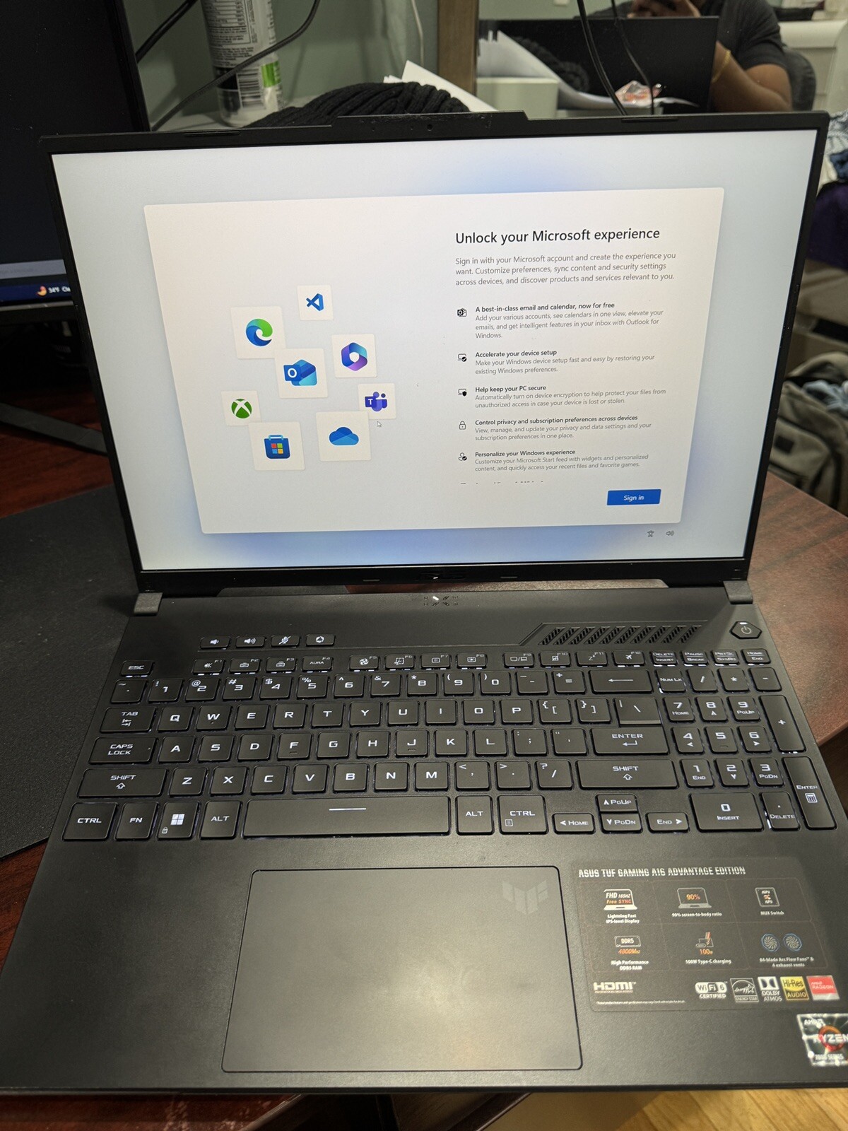 ASUS TUF A16 Gaming Laptop