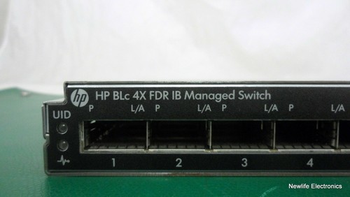 Module Switch InfiniBand HP 489184-B21 4X QDR Pour C-Class BladeSystem C7000 - Occasion