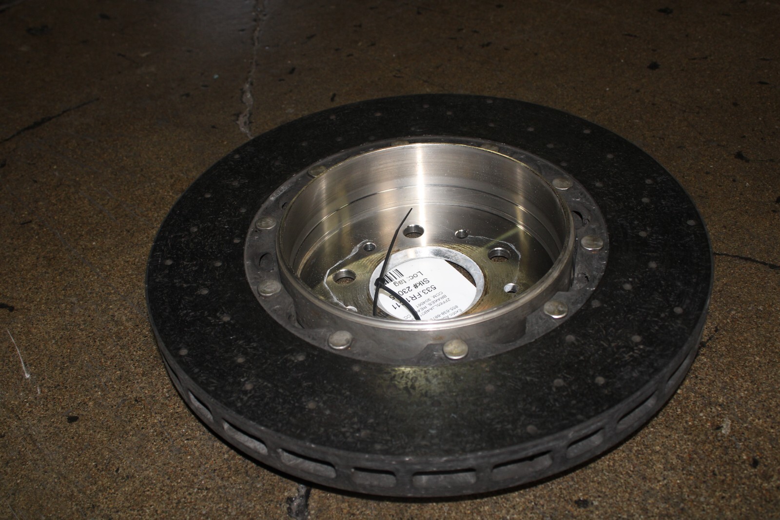 Ferrari California, 458 Italia, Rear CCM Carbon Brake Rotor, Used, P/N 304561