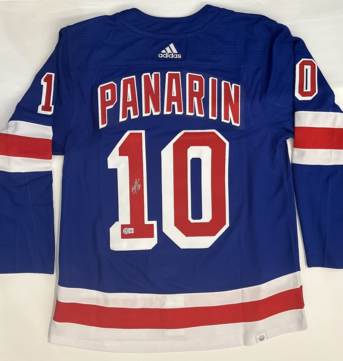 Artemi Panarin Signed NY Rangers Jersey autographed Adidas authentic  Beckett BAS