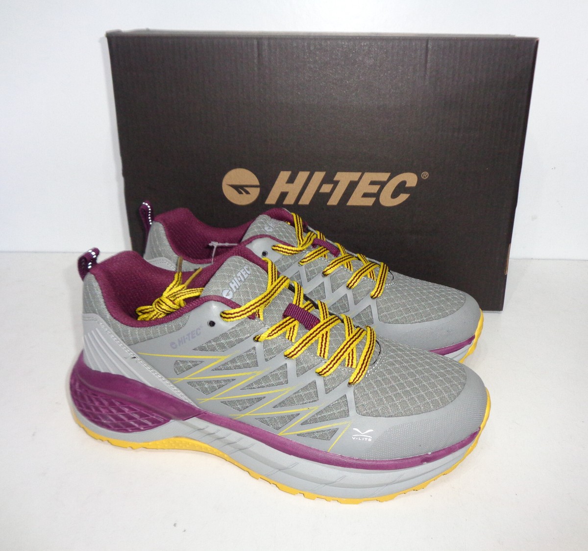 Hi-Tec New Girls Hiking Trail Junior Walking Trainers Shoes RRP