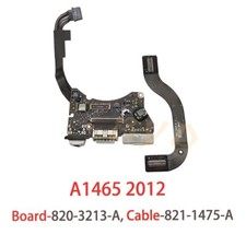 Original I/O USB Audio DC Jack Board With Cable For Macbook Air 11" A1465 2012