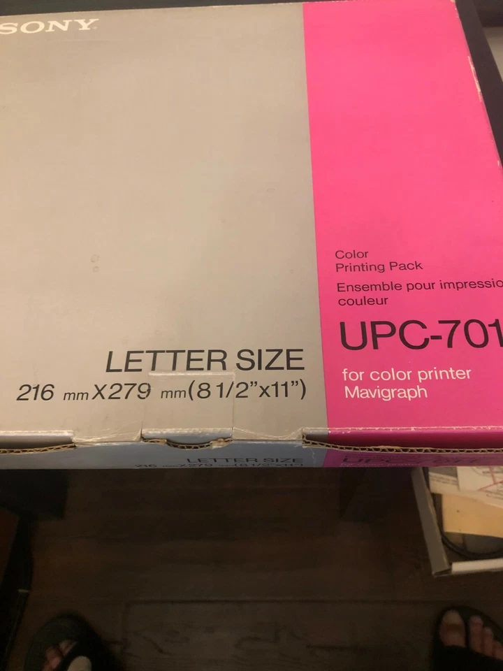 Sony Letter size new in pack UPC-7011 color Printing pack 100 prints - Image 2 of 4