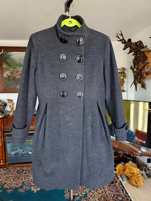 Damen Mantel 38 Erre Cinzia Rocca Wolle Kaschmir