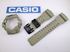 Casio G-Shock GA-700UC GA700UC army beige, tan resin watch band  bezel set
