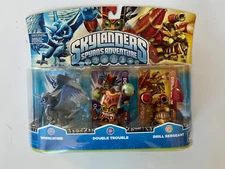 Skylanders Spyro's Adventure 3 Pack Whirlwind Double Trouble Drill Sergeant New