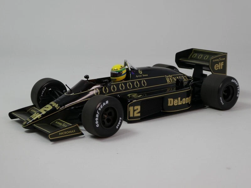 Minichamps Lotus Renault 98T #12 Ayrton Senna 1986 1/18 540863812 - Bild 2 von 3