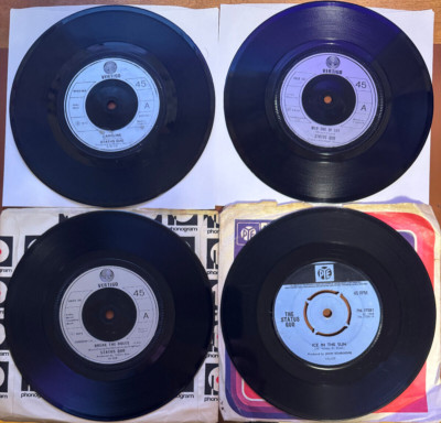 Status Quo - 7'' UK RECORD LOT - BREAK RULES /ICE IN SUN/WILD SIDE/CAROLINE